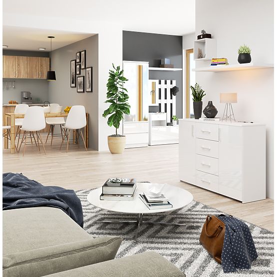 COMMODE K45 PK BLANC BRILLANT