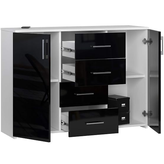COMMODE K45 PK NOIR BRILLANT