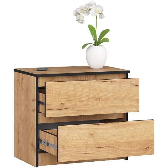 COMMODE K60 2SZ CLP PK CHÊNE CRAFT
