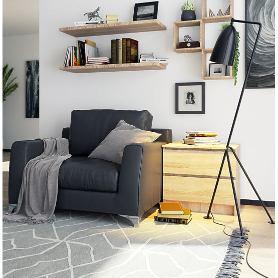 COMMODE K60 2TI CLP CHÊNE SONOMA