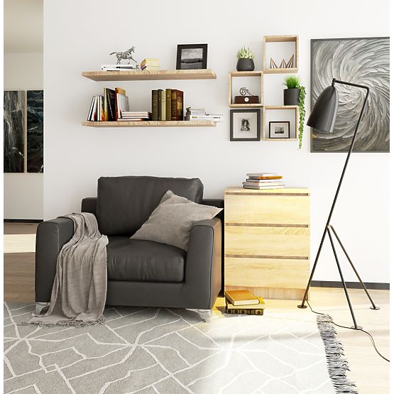 COMMODE K60 3TI CLP PK CHÊNE SONOMA