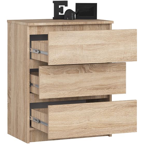 COMMODE K60 3TI CLP PK CHÊNE SONOMA