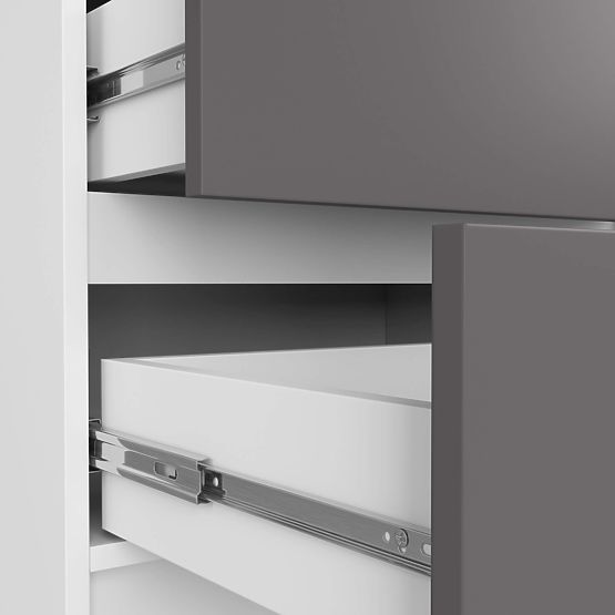 COMMODE K60 5TIROIRS CLP PK BLANC / GRIS