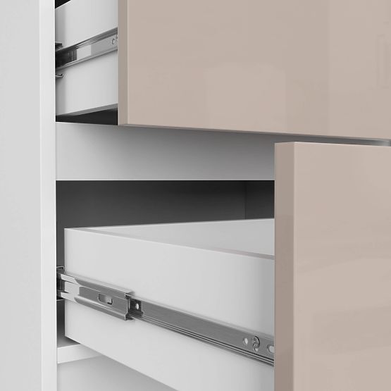 COMMODE K60 5TIROIRS CLP PK CAPPUCCINO BRILLANT