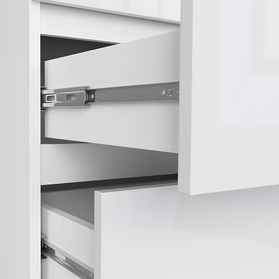 COMMODE K60 6TIROIRS CLP PK BLANC BRILLANT