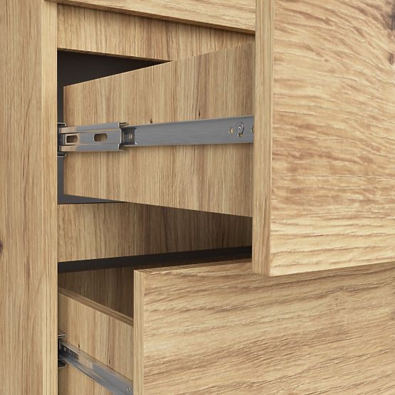 COMMODE K60 6TIROIRS CLP PK CHÊNE ARTISAN