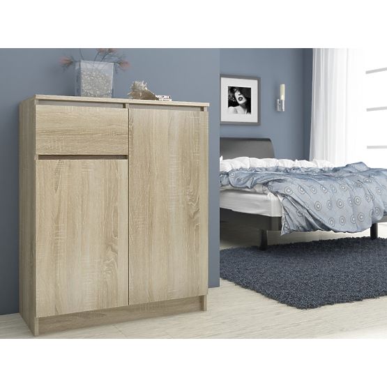 COMMODE K80 2D 1SZ CLP PK CHÊNE SONOMA