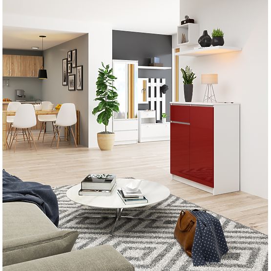 COMMODE K80 2D 1SZ CLP PK ROUGE BRILLANT