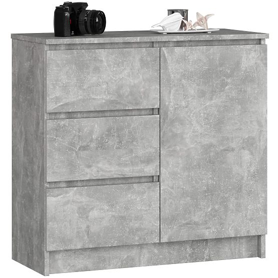 COMMODE K80 JERRY 1D 3T PK BÉTON
