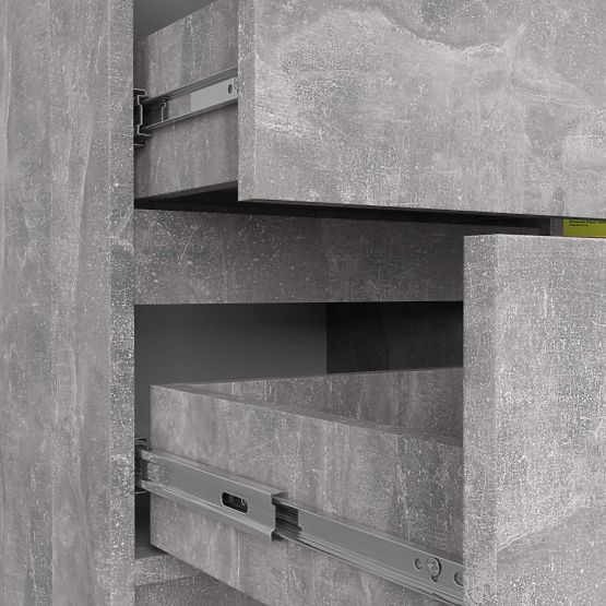 COMMODE K80 JERRY 1D 3T PK BÉTON