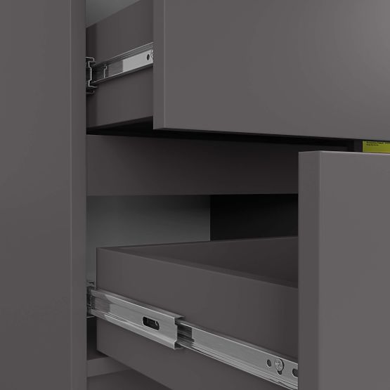 COMMODE K80 JERRY 1D 3T PK GRIS GRAPHITE