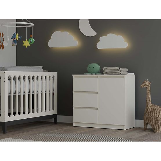 Commode Malwa 1D3S BEIGE CACHEMIRE