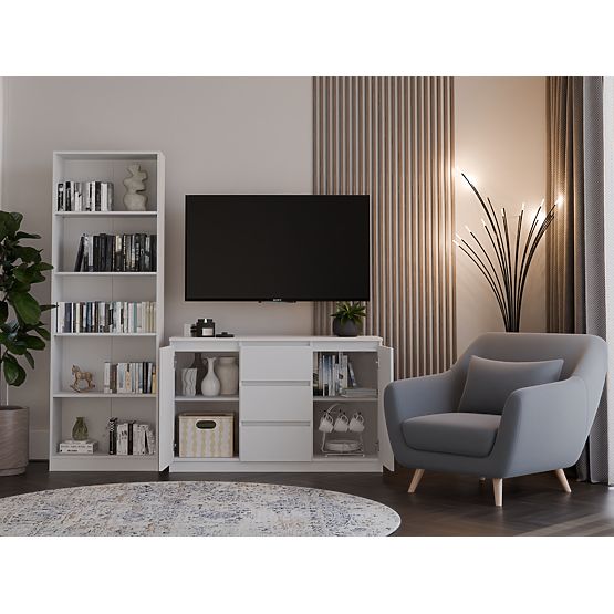 Commode Malwa 2D3S BLANC