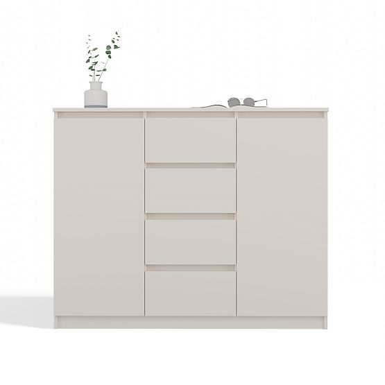 Commode Malwa 2D4S 120 BEIGE CACHEMIRE
