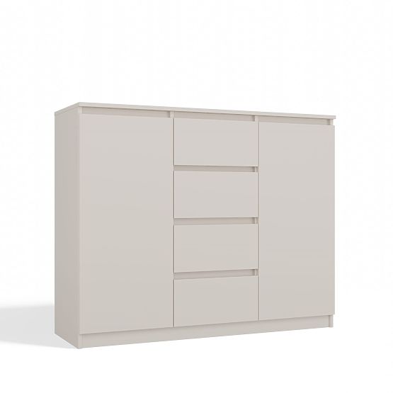 Commode Malwa 2D4S 120 BEIGE CACHEMIRE