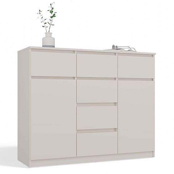 Commode Malwa 2D6S BEIGE CACHEMIRE
