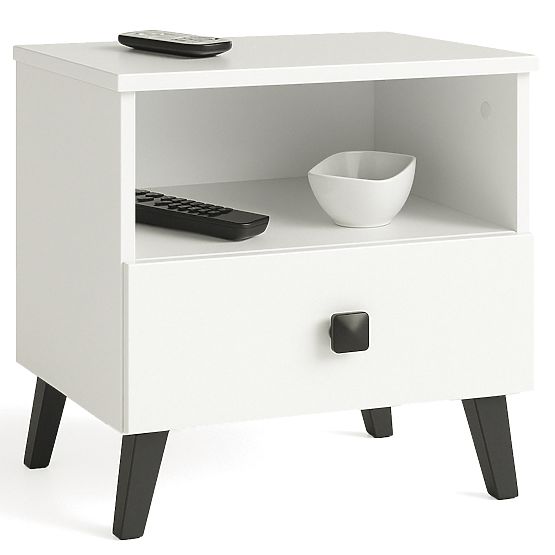 COMMODE MOBI K-01 BLANC NOIR