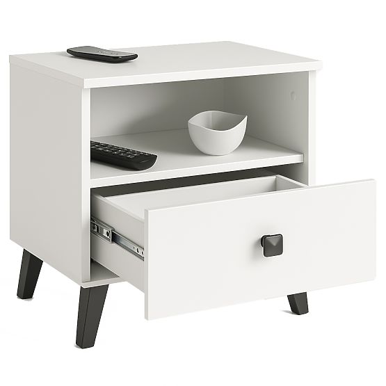 COMMODE MOBI K-01 BLANC NOIR