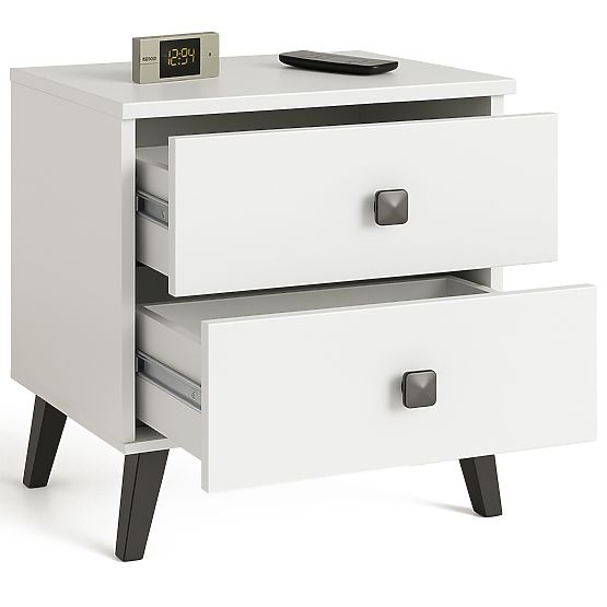 COMMODE MOBI K-02 BLANC NOIR