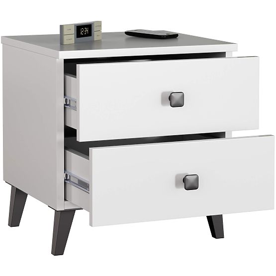 COMMODE MOBI K-02 BLANC NOIR