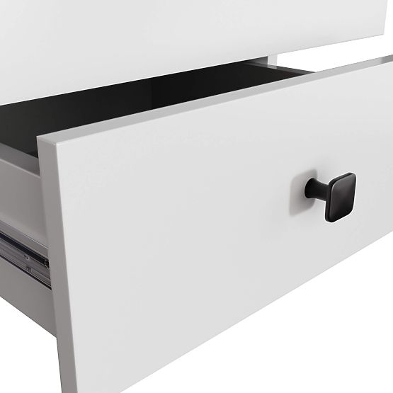 COMMODE MOBI K-02 BLANC NOIR