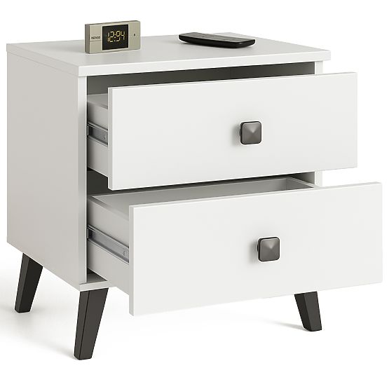 COMMODE MOBI K-02 BLANC NOIR