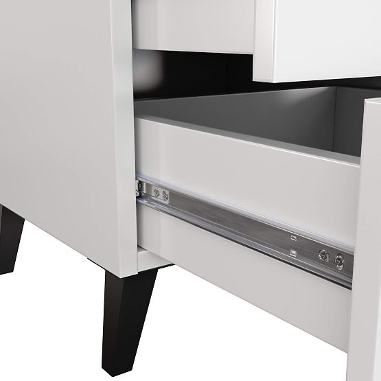 COMMODE MOBI K-03 BLANC NOIR