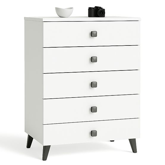 COMMODE MOBI K-05 BLANC NOIR