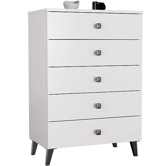COMMODE MOBI K-05 BLANC NOIR