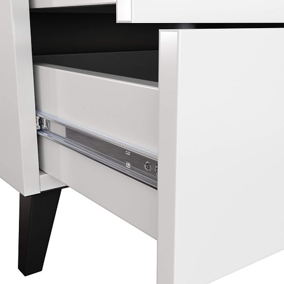 COMMODE MOBI K-05 BLANC NOIR