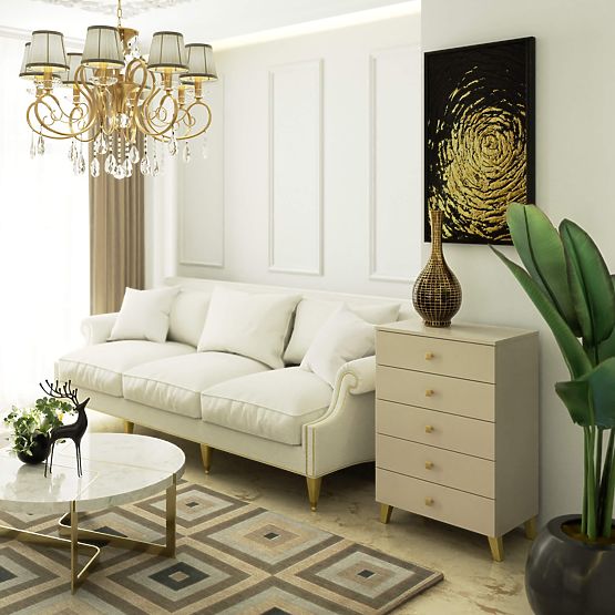 COMMODE MOBI K-05 CACHEMIRE OR