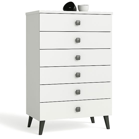 COMMODE MOBI K-06 BLANC NOIR