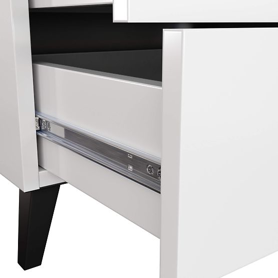 COMMODE MOBI K-06 BLANC NOIR