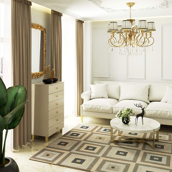 COMMODE MOBI K-06 CACHEMIRE OR