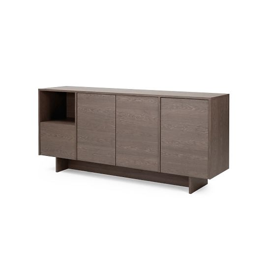 Commode à quatre portes Kanso, Chêne Baltic Storm