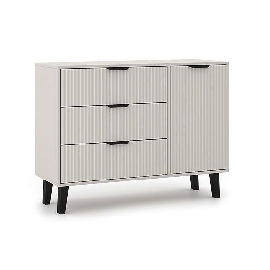 Commode Scandi 1D3S SLIM BEIGE CACHEMIRE