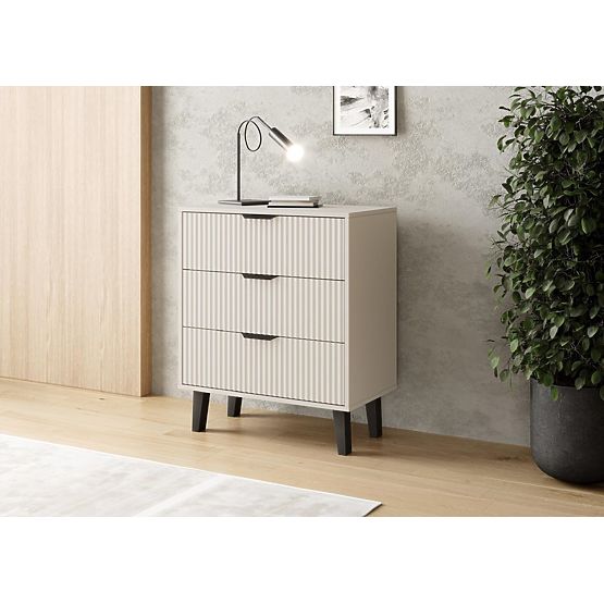 Commode Scandi 3S SLIM CACHEMIRE BEIGE