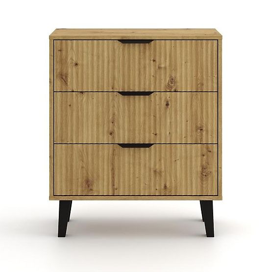 Commode Scandi 3S SLIM CHÊNE ARTISAN