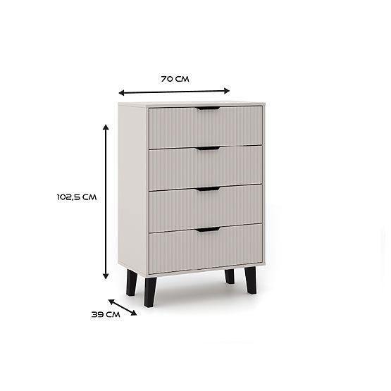 Commode Scandi 4S SLIM KAŠMIR