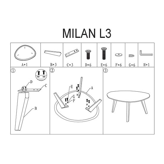 conférence table Milan III