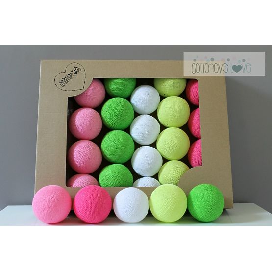 Coton lumineuse billes bonbons