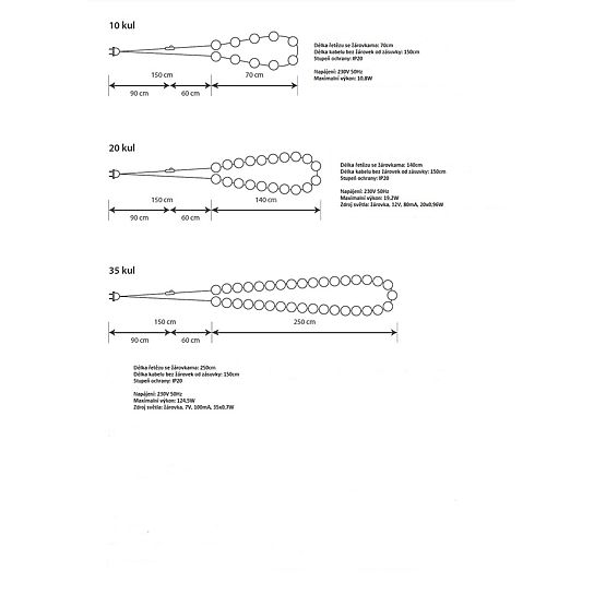 Coton lumineuse billes poudreux