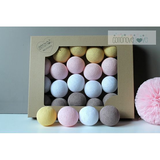 Coton lumineuse billes Sucre ouate de