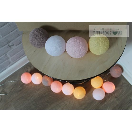 Coton lumineuse billes Sucre ouate de