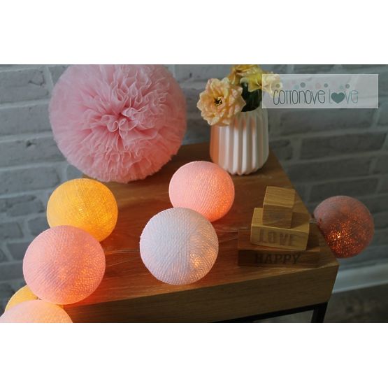 Coton lumineuse billes Sucre ouate de