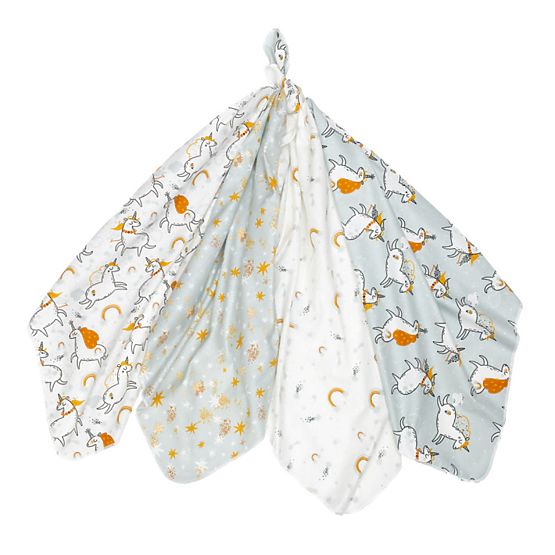 Couches lavables bébé - licornes 4 pcs