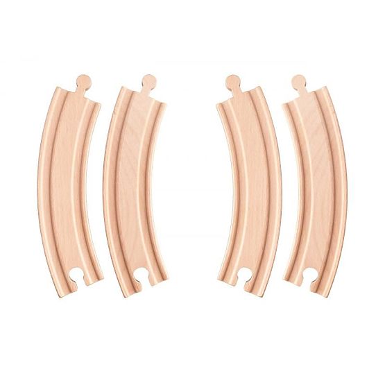 Courbes de rail - longues (4 pcs)