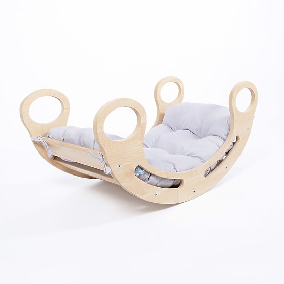 Coussin pour balançoire Montessori - gris