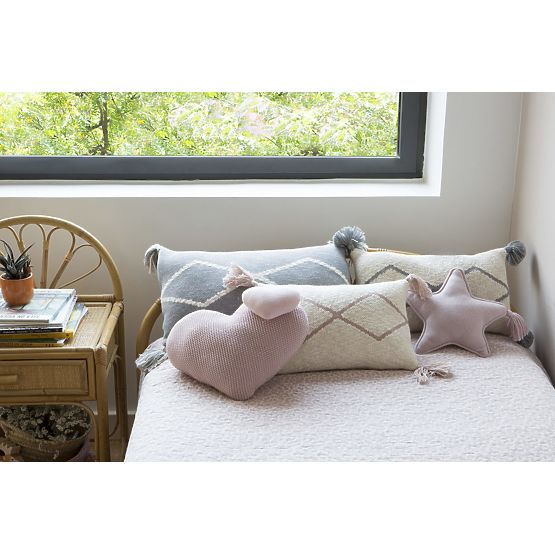 Coussin décoratif tricoté - Love