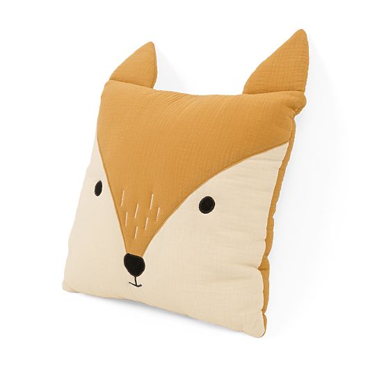 Coussin en mousseline Ourbaby 35x35 cm - Renard